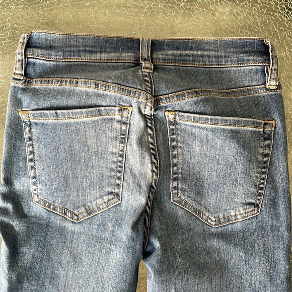 Free People Cut Off Skinny Jeans - Picture 6 of 7